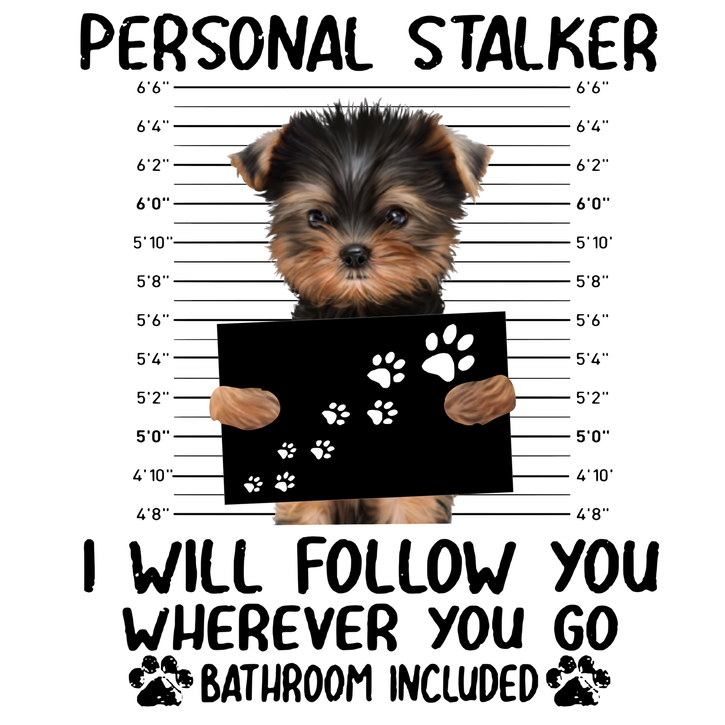 All about Yorkies Vinyl Heat Transfers