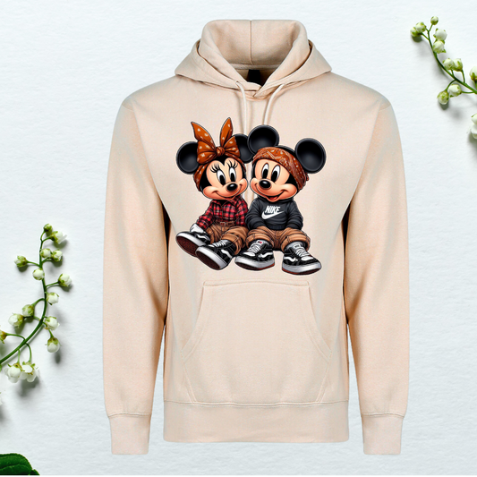 Mighty Mouse and Millie Mouse Hoodie