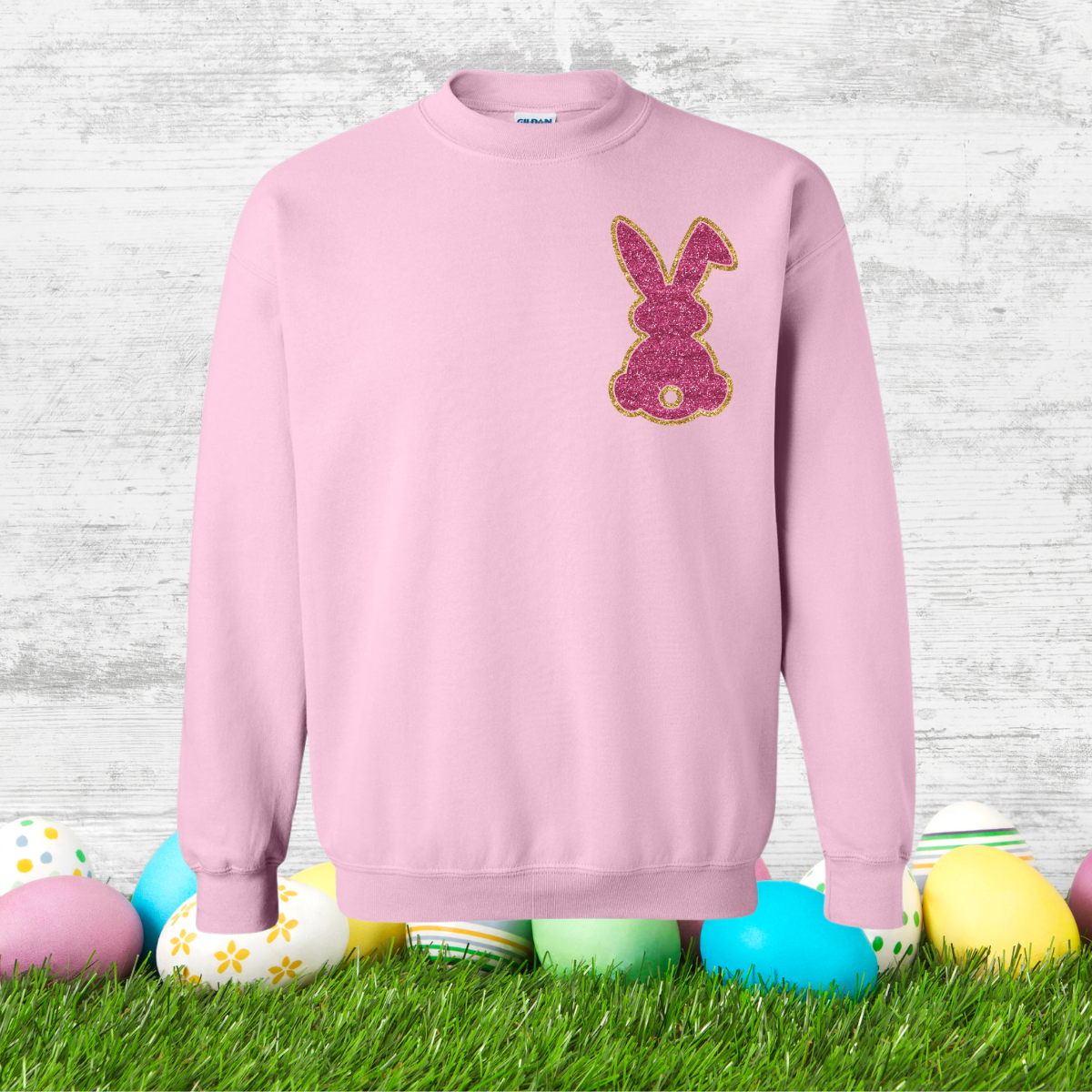 Pink Bunny Crewneck