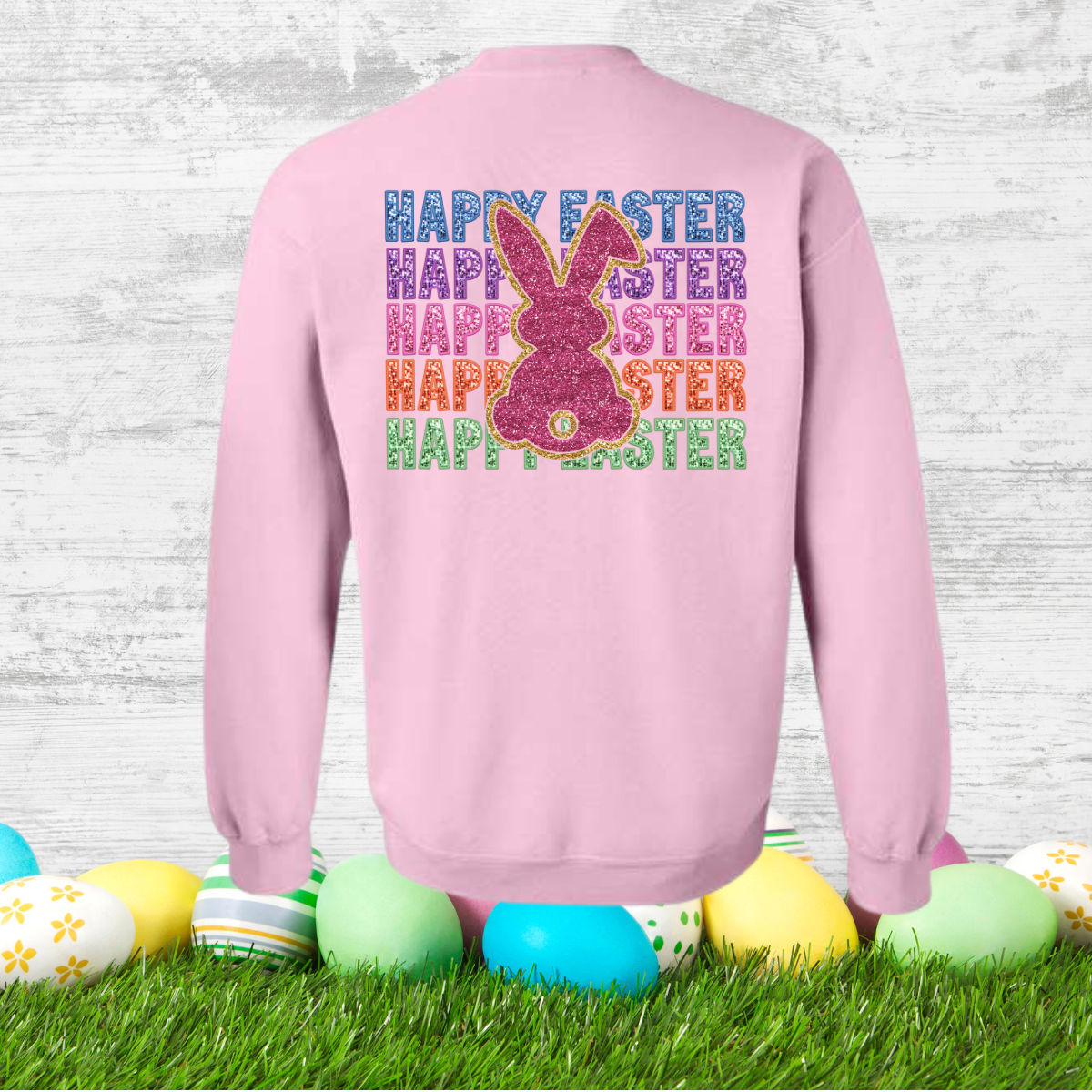 Pink Bunny Crewneck