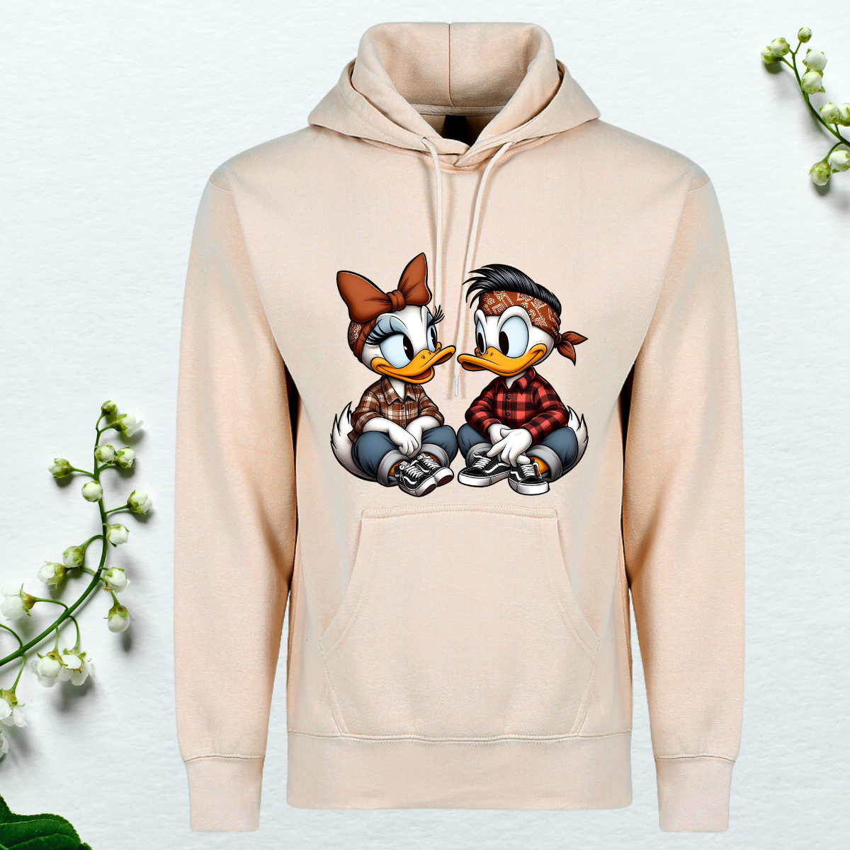 Danny Duck and Della Duck Hoodie